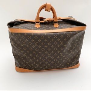 Louis Vuitton Brown Canvas Weekend/Travel Bag